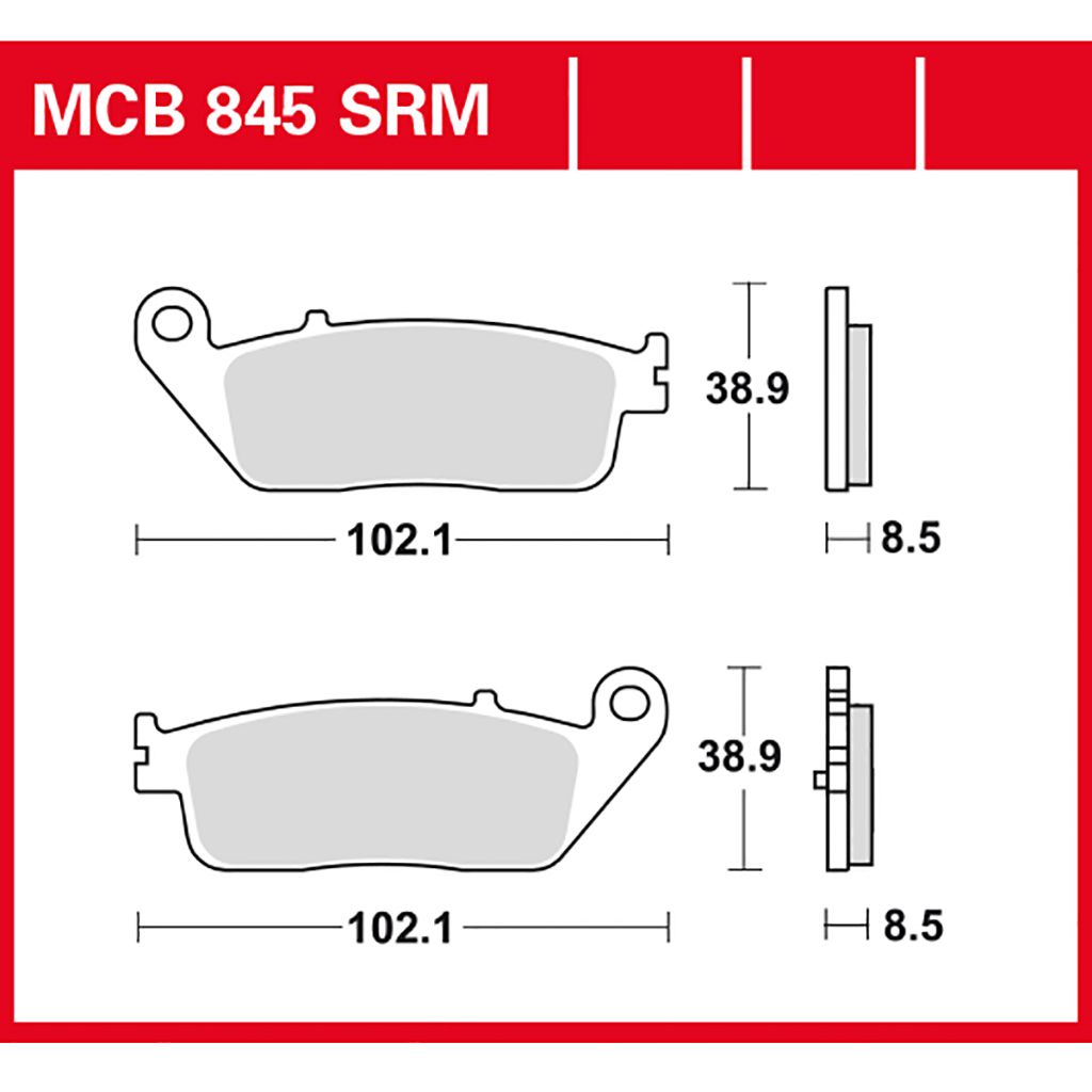TRW Bremsbelag Sinter MCB845SRM
