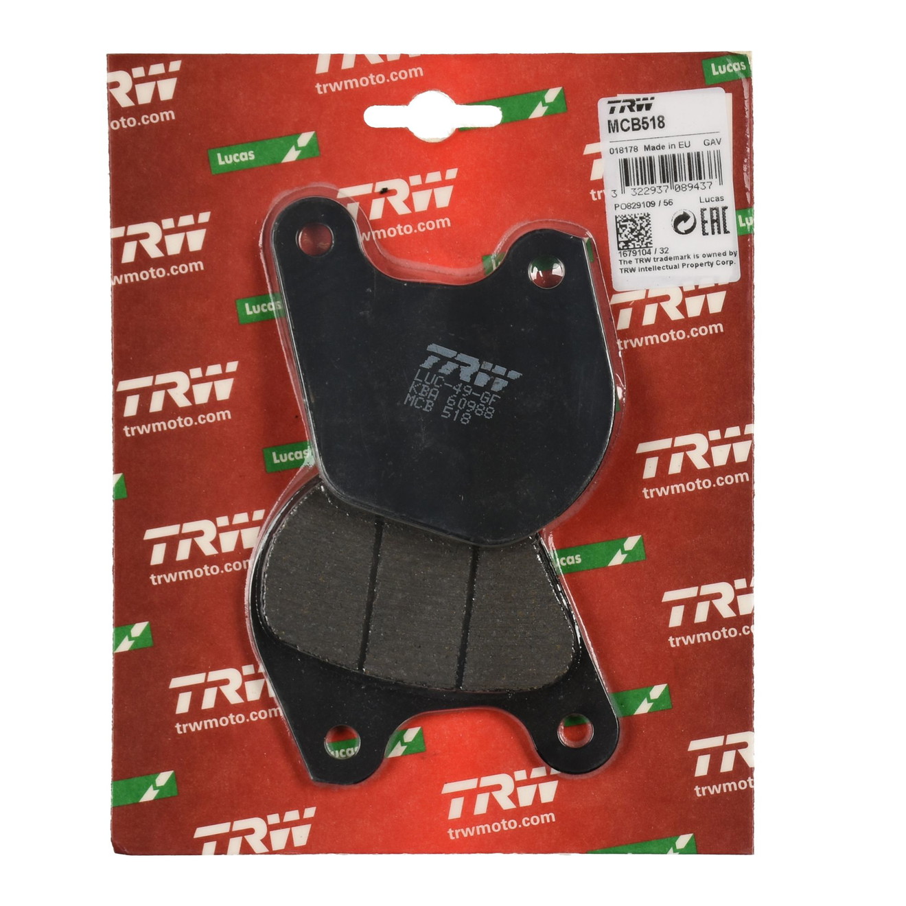 TRW Bremsbelag organisch MCB518