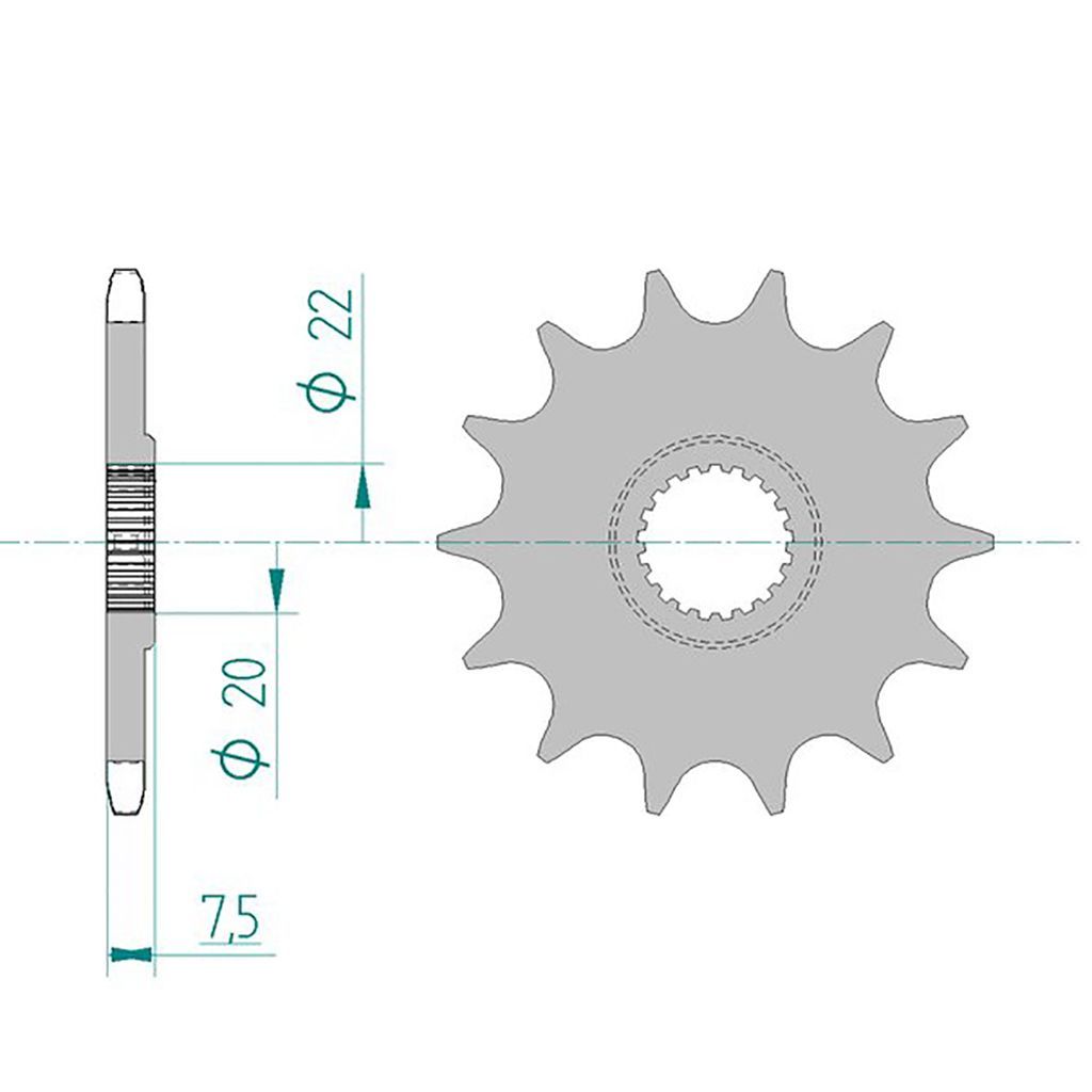 AFAM Kettensatz für Honda CR-F 250 X 04-09 520 MR2G