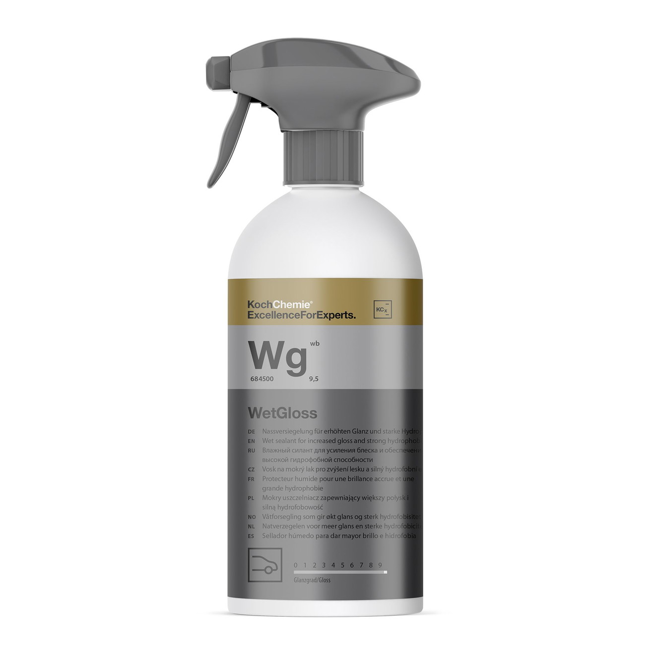 Koch Chemie WetGloss - Hydrofobe Vernis voor Intensieve Glans 500ml