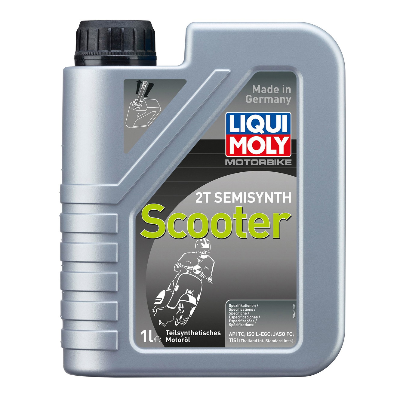 LIQUI MOLY Motoröl Motorbike 2T Semisynth Scooter 1l