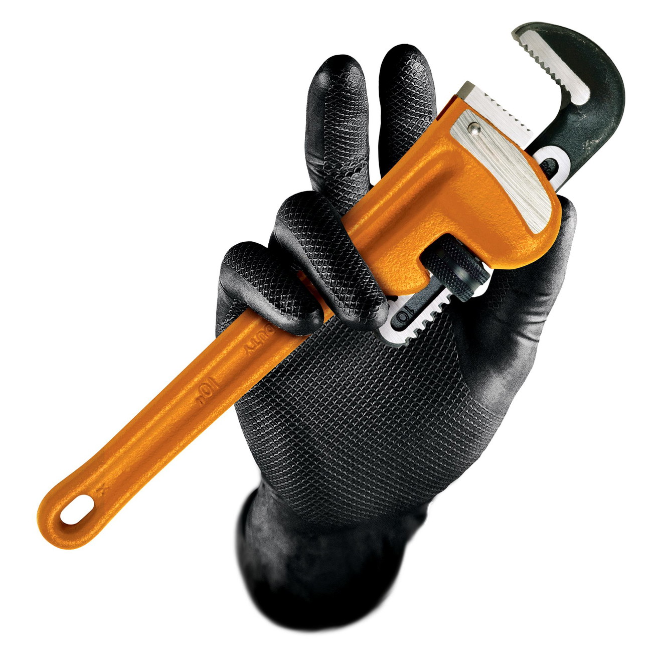 Grippaz Nitril Handschoenen zonder poeder en latex zwart 50 stuks M
