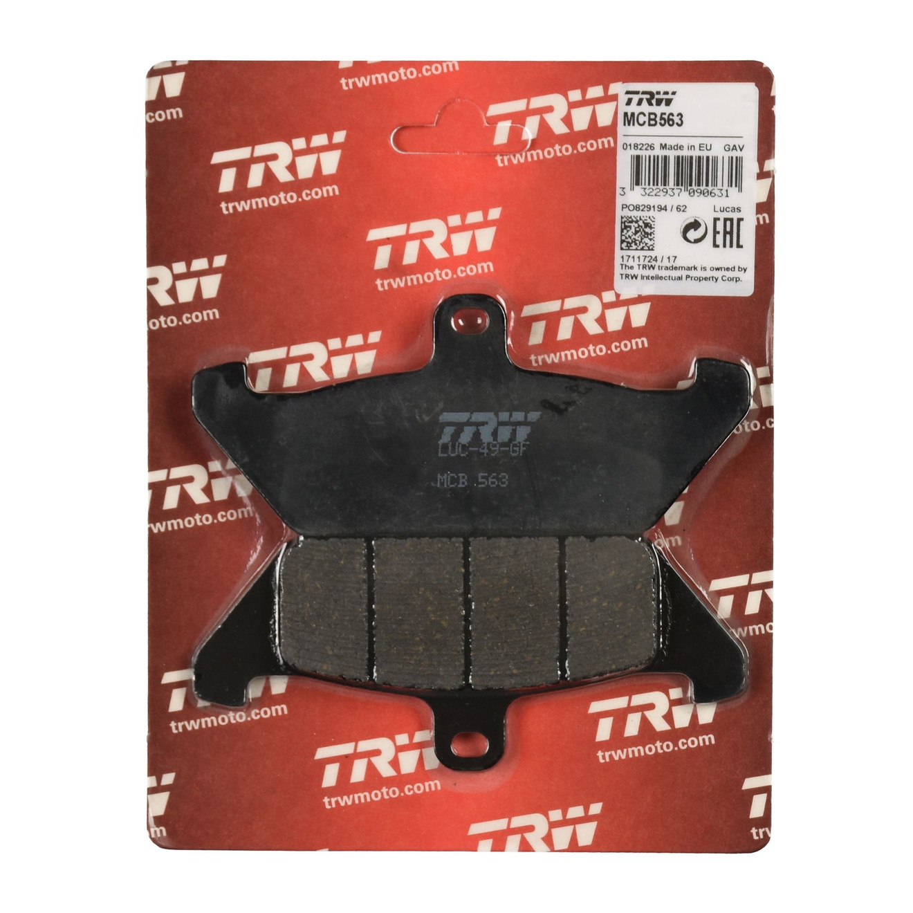 TRW Bremsbelag organisch MCB563