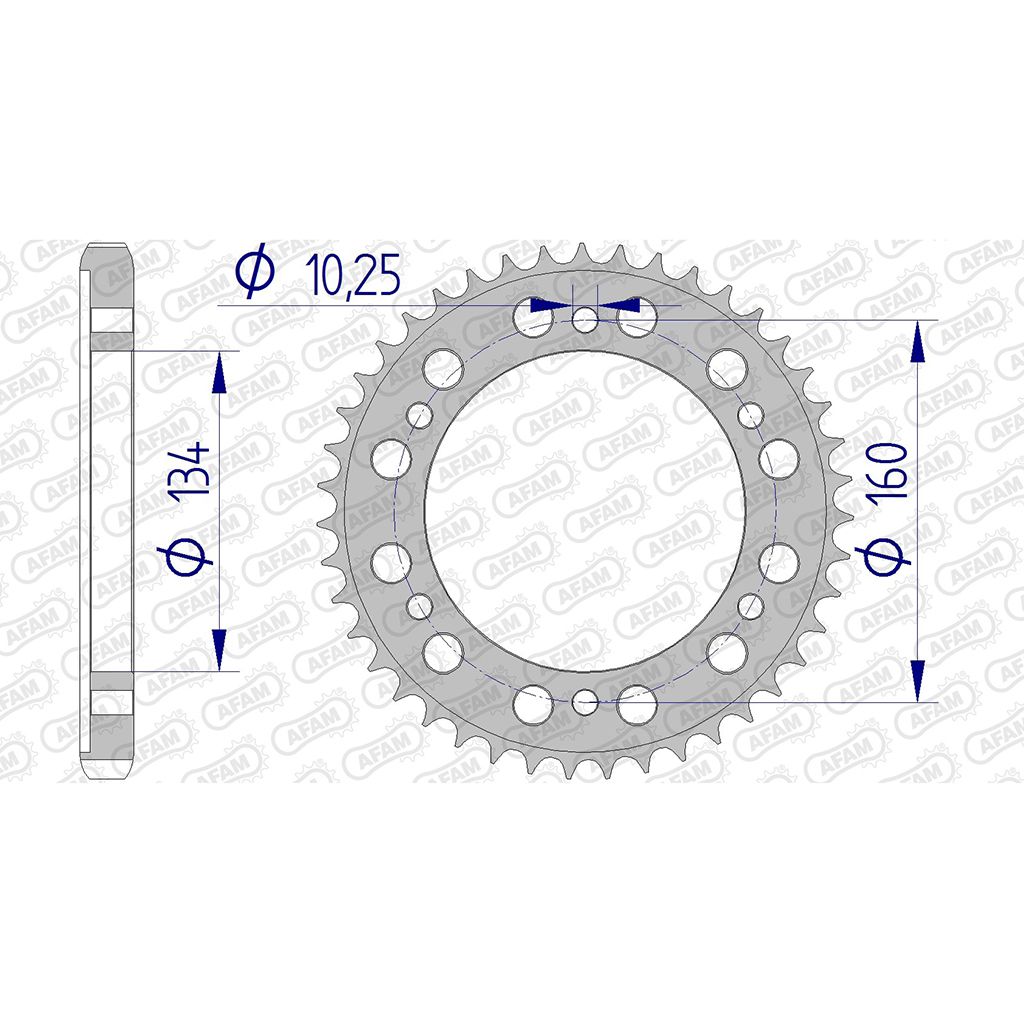 AFAM Kettenrad ALU #530 41 Zähne