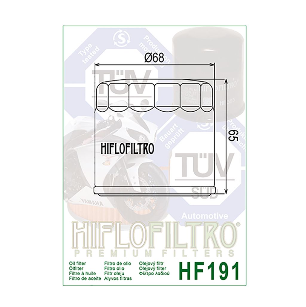 Hiflo Ölfilter Schwarz