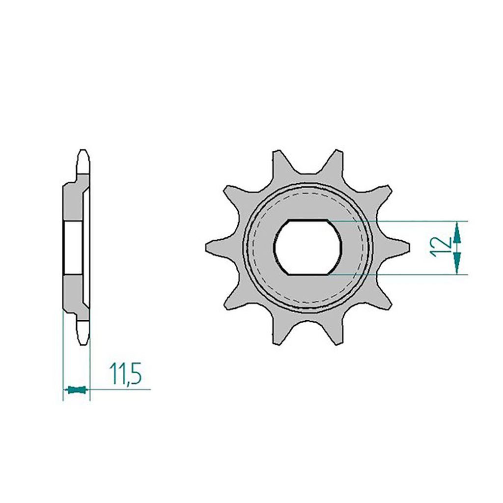 AFAM Ritzel #420 10 Zähne