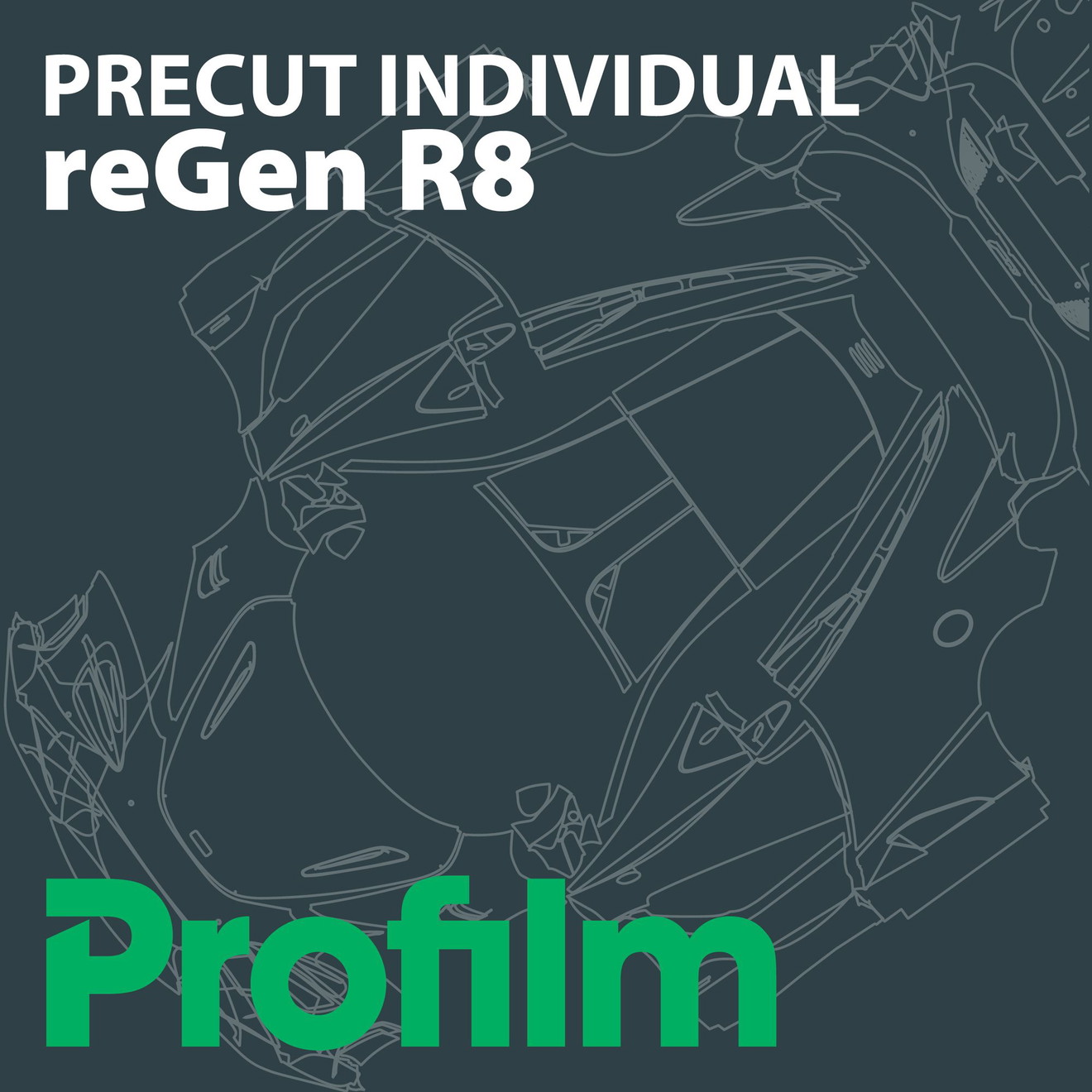 Profilm Custom PreCut reGen Lackschutzfolie pro lfm