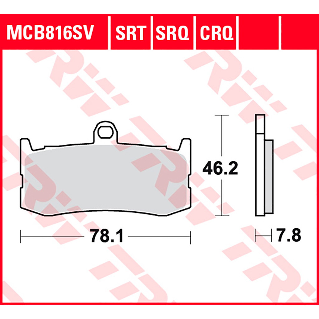TRW Bremsbelag Sinter Road