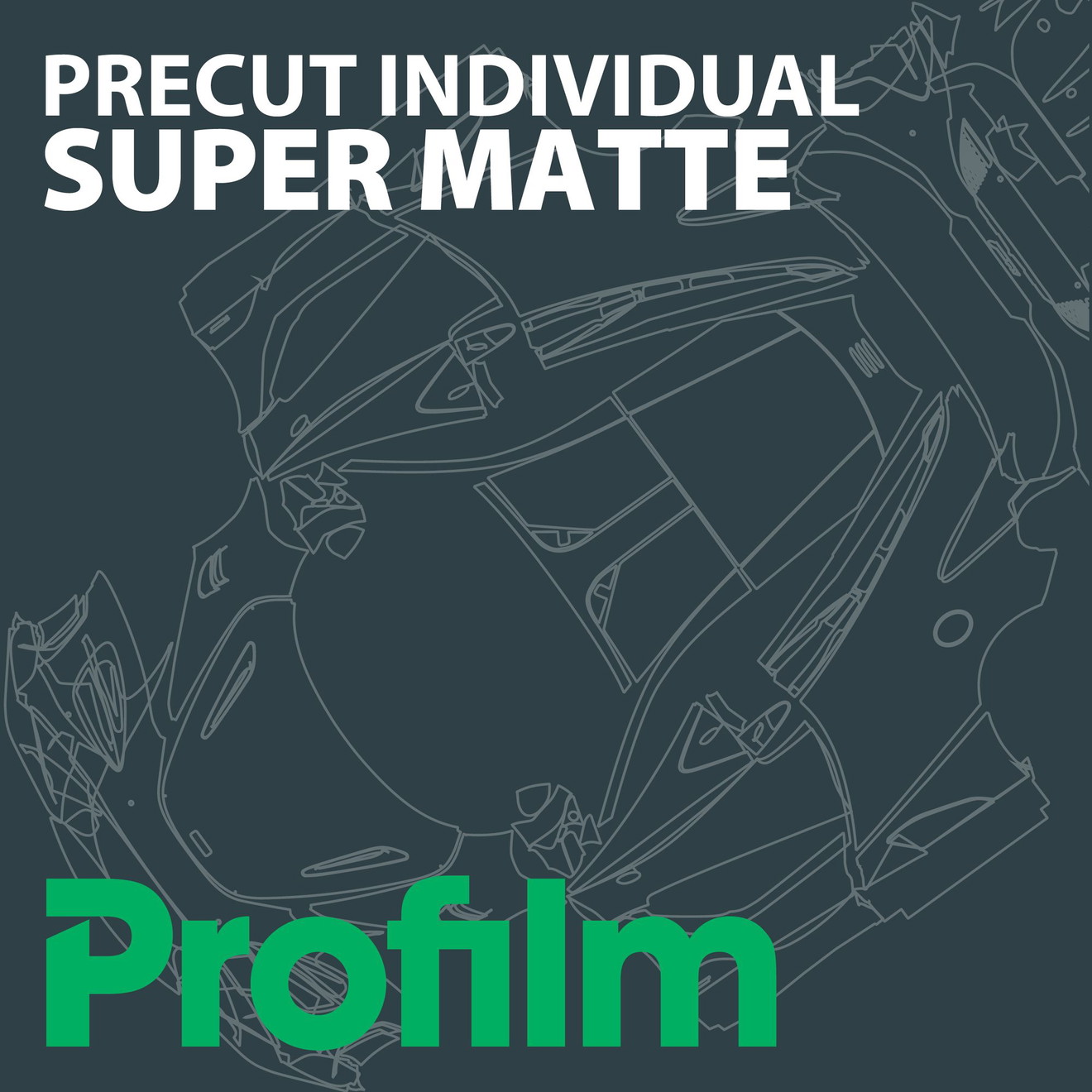 Profilm Custom PreCut Super Matte Lackschutzfolie pro lfm