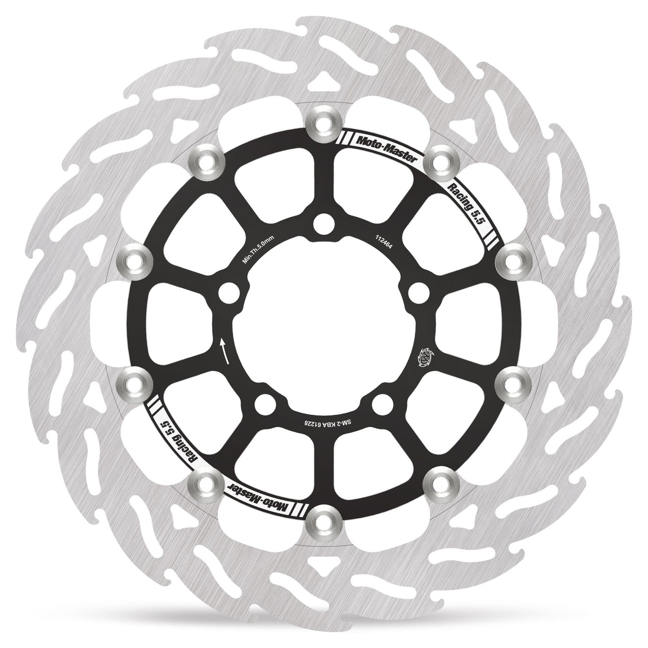 Moto-Master Bremsscheibe Flame vorn rechts schwim. Racing Flame - 5,5mm