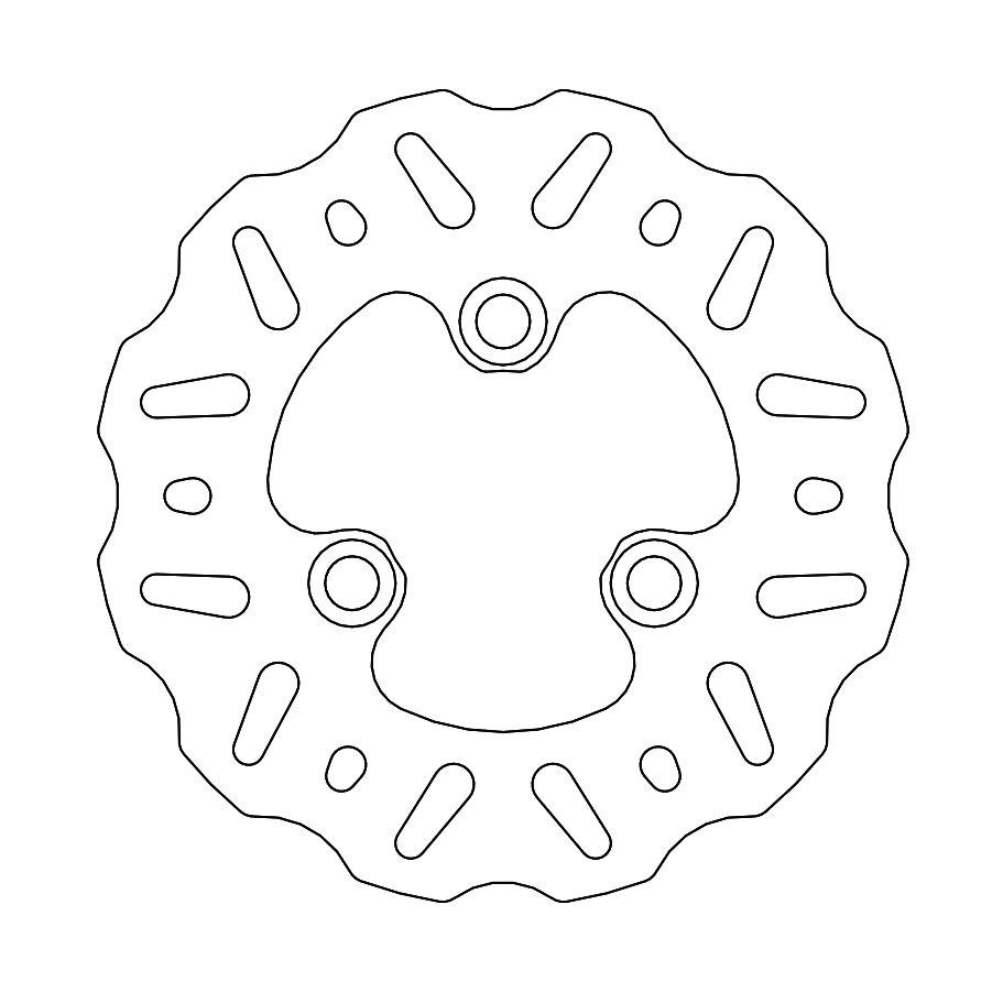 Moto-Master Bremsscheibe Nitro ATV vorn starr