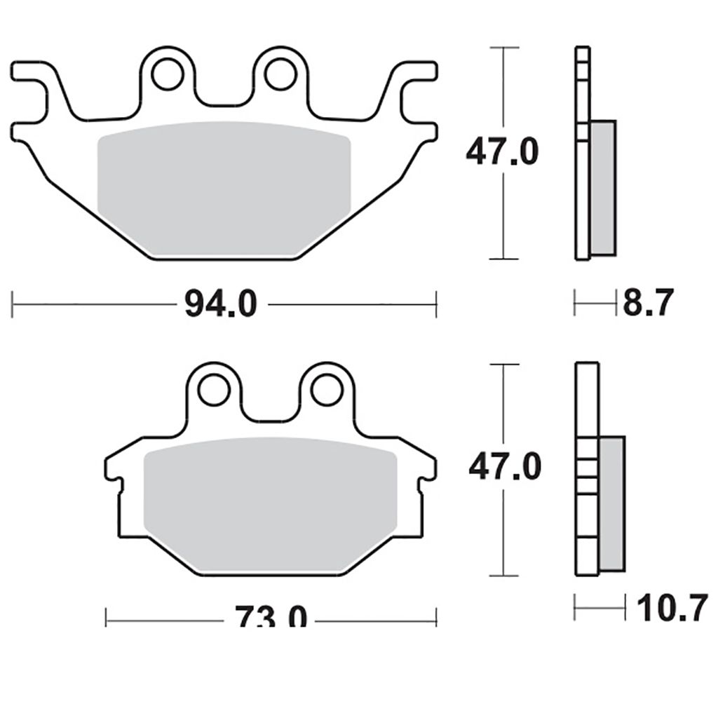 Moto-Master Bremsbelag RoadPRO Ceramic