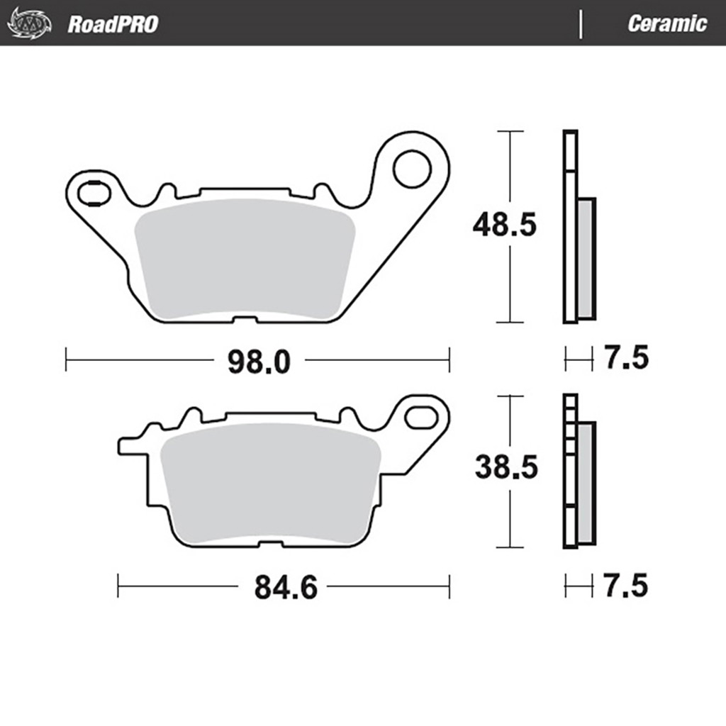 Moto-Master Bremsbelag RoadPRO Ceramic