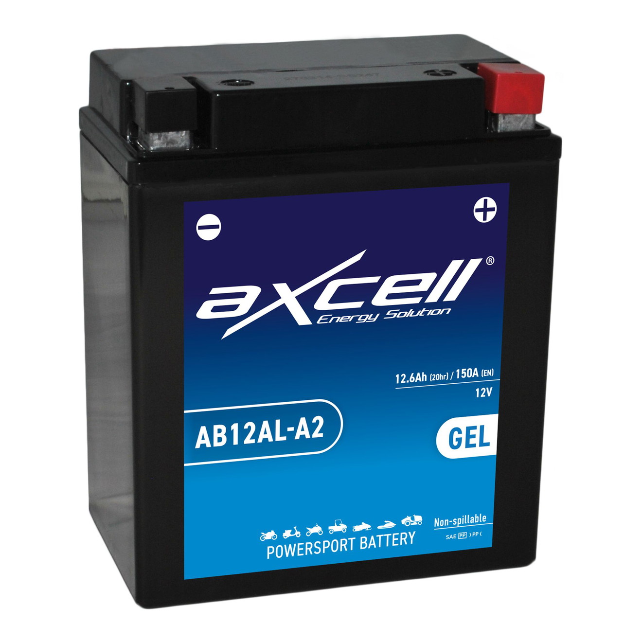AXCELL Batterie 12V YB12AL-A2 GEL 51213