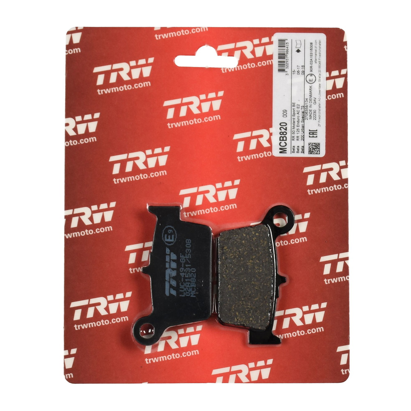 TRW Bremsbelag organisch