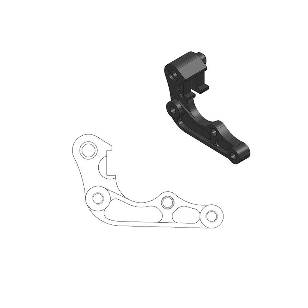 Moto-Master Bremssattel-Adapter Oversize MX 270 mm Ø