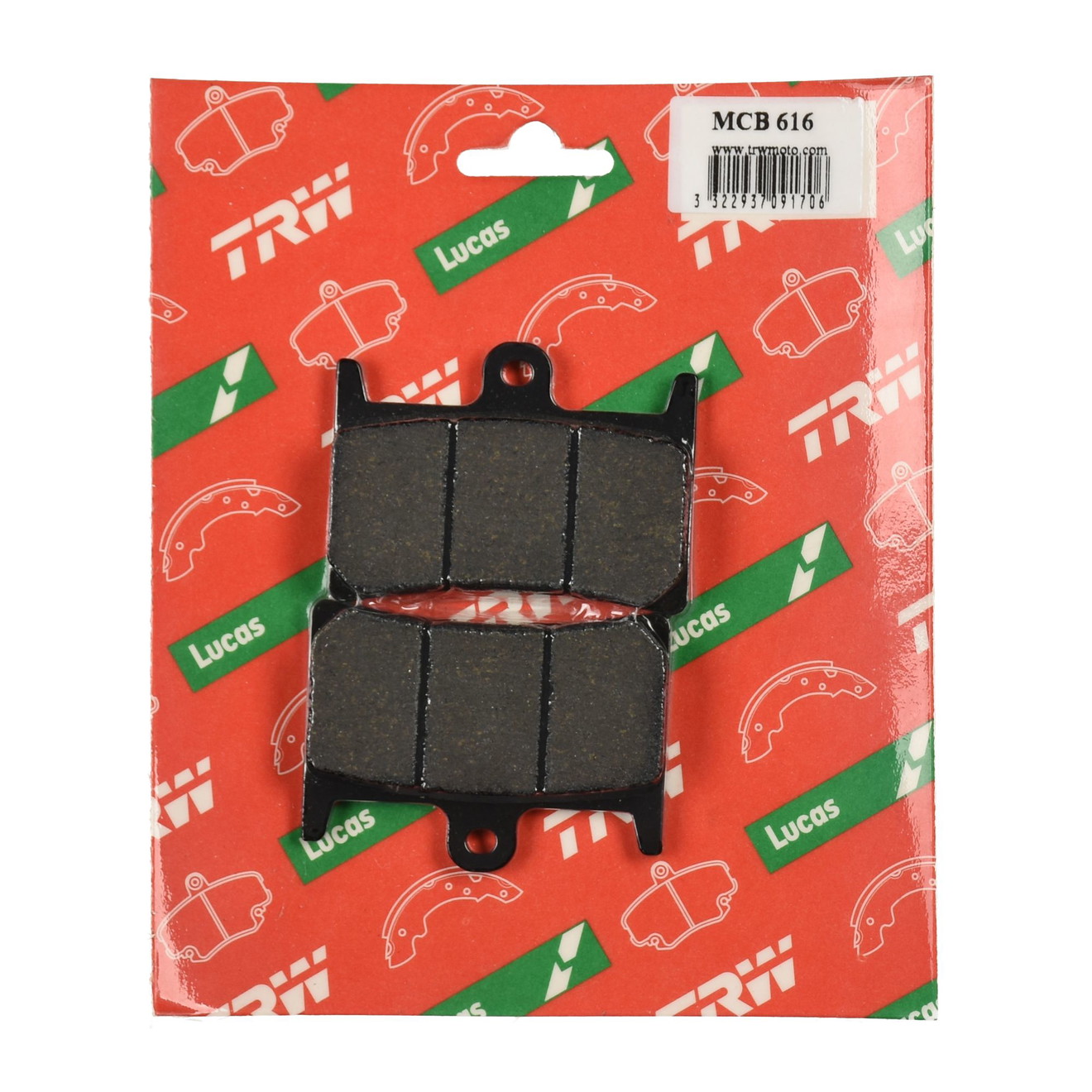 TRW Bremsbelag organisch MCB616