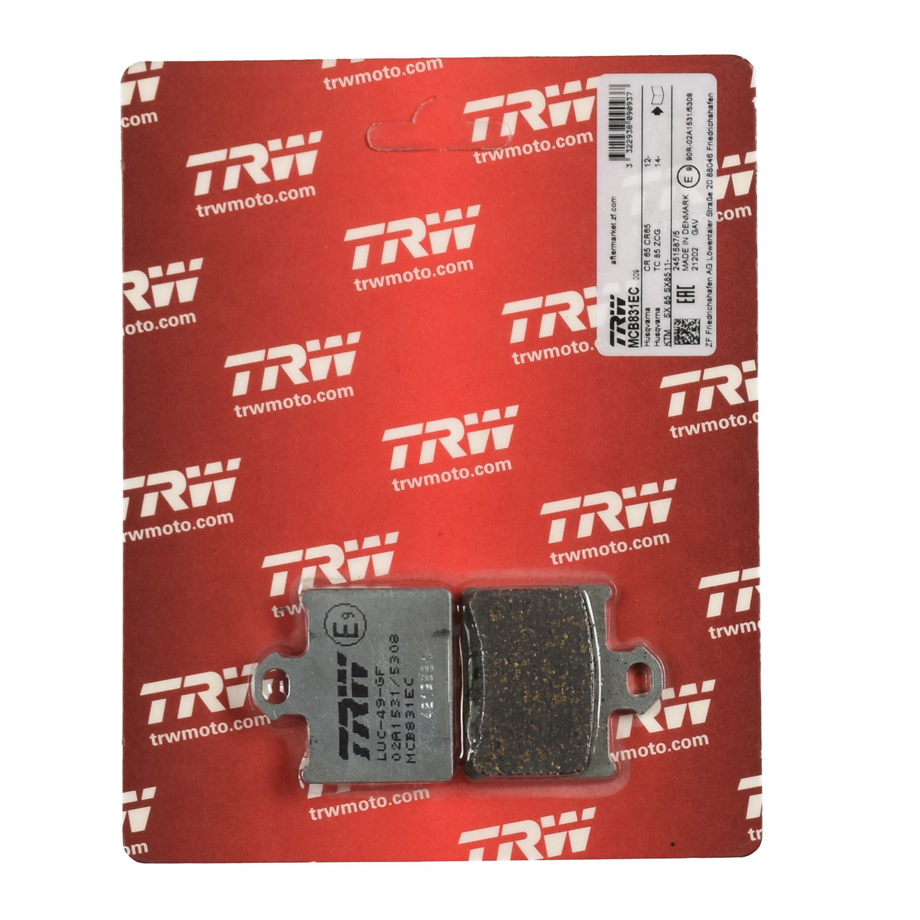 TRW Bremsbelag organisch MCB831EC