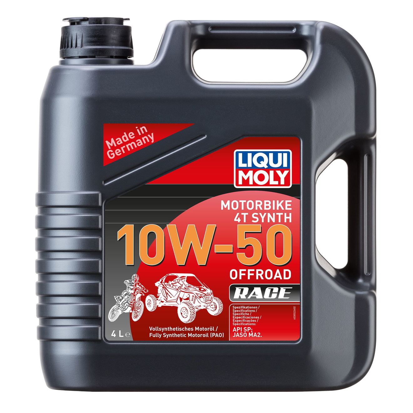 LIQUI MOLY Motoröl Motorbike 4T Synth 10W-50 Offroad Race 4l