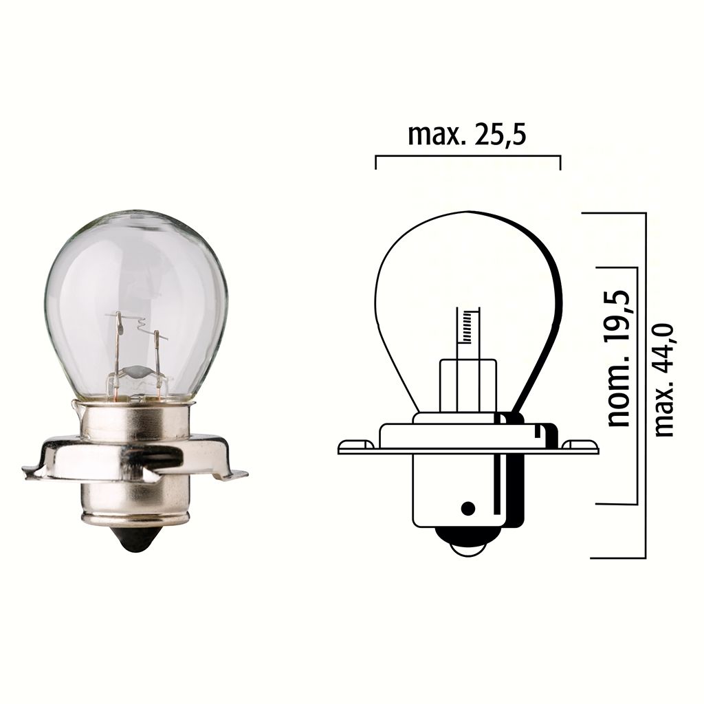 Flösser Lampen 12V 20W P26s VPE10