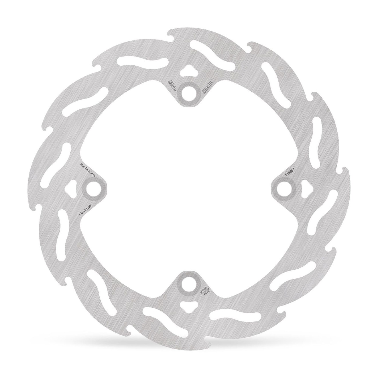 Moto-Master Bremsscheibe Flame hinten starr mit ABE