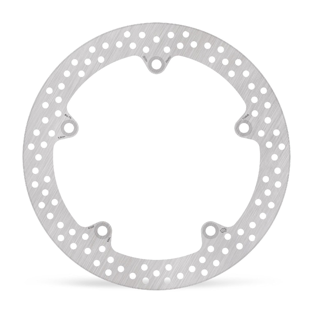 Moto-Master Bremsscheibe Halo hinten starr mit ABE