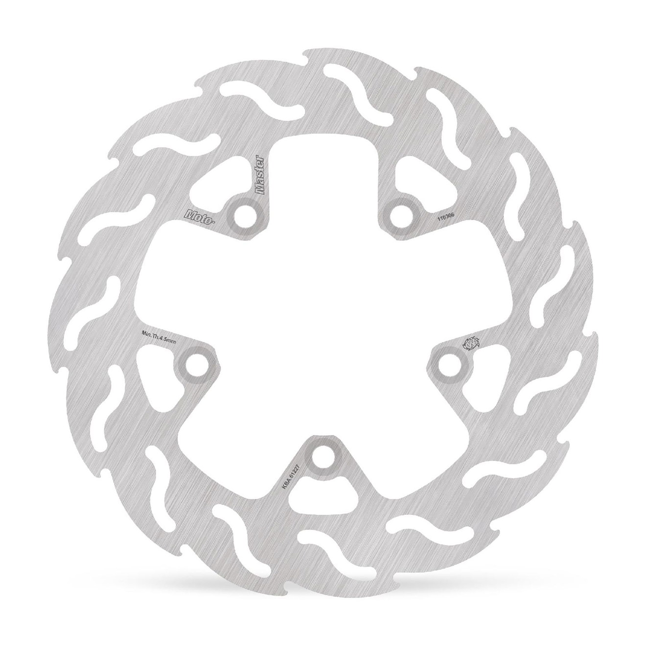 Moto-Master Bremsscheibe Flame hinten starr mit ABE