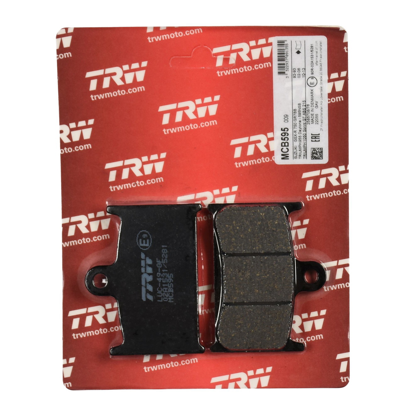 TRW Bremsbelag organisch MCB595
