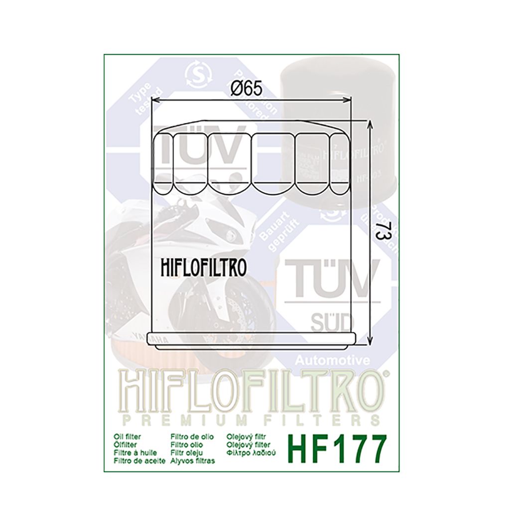 Hiflo Ölfilter Schwarz