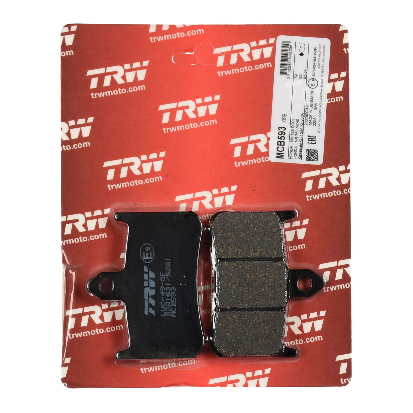 TRW Bremsbelag organisch MCB593