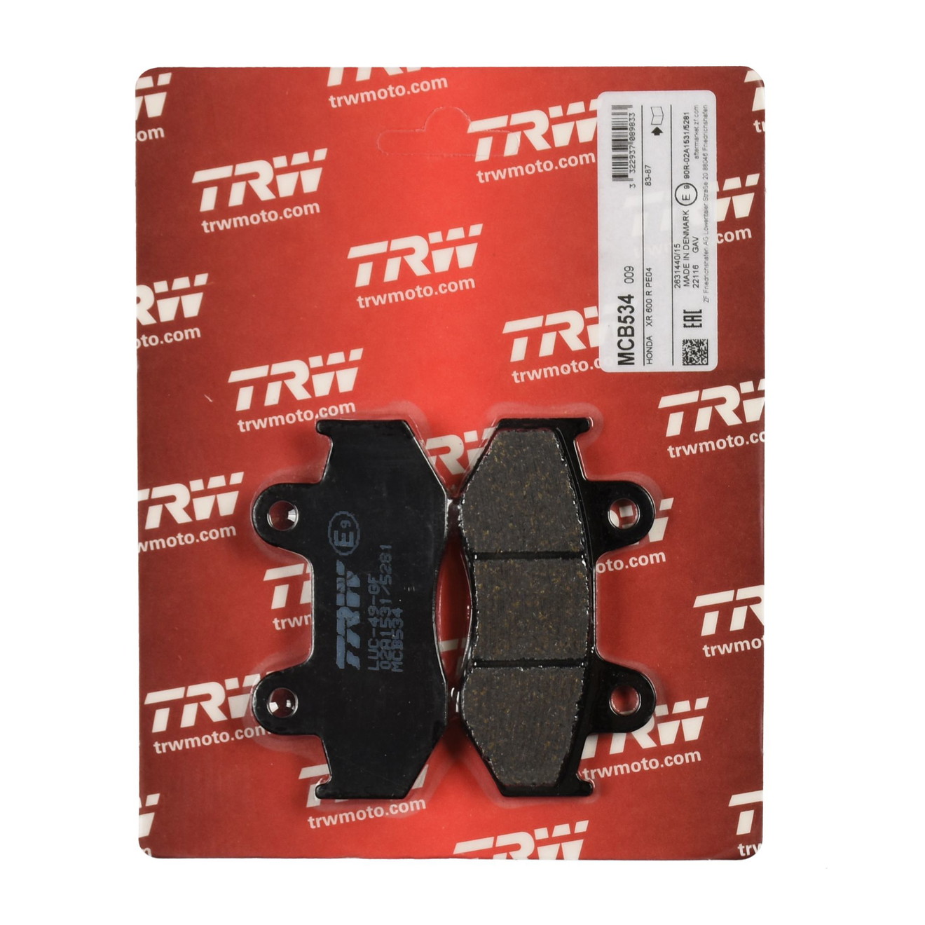TRW Bremsbelag organisch