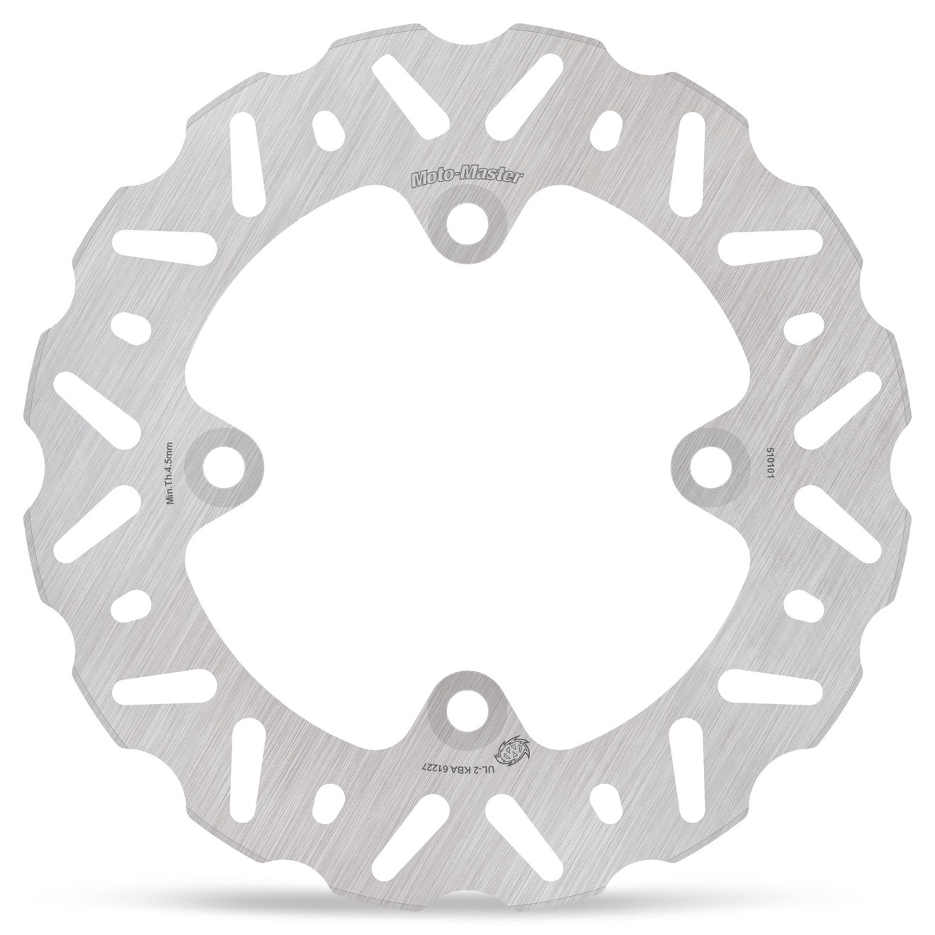 Moto-Master Bremsscheibe Nitro Road hinten starr mit ABE