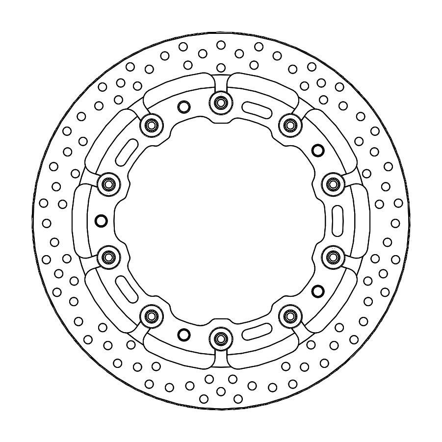 Moto-Master Bremsscheibe Halo T-Floater Racing - 6,0 mm