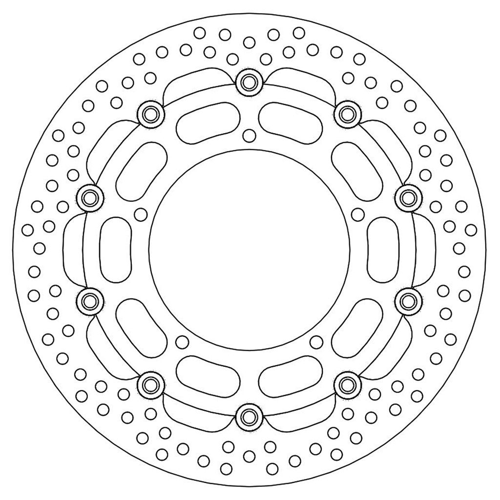 Moto-Master Bremsscheibe Halo vorn schwimmend mit ABE