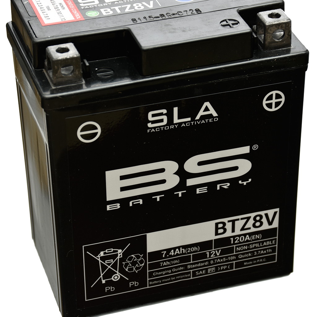 BS Batterie 12V 7,4AH YTZ8V GEL