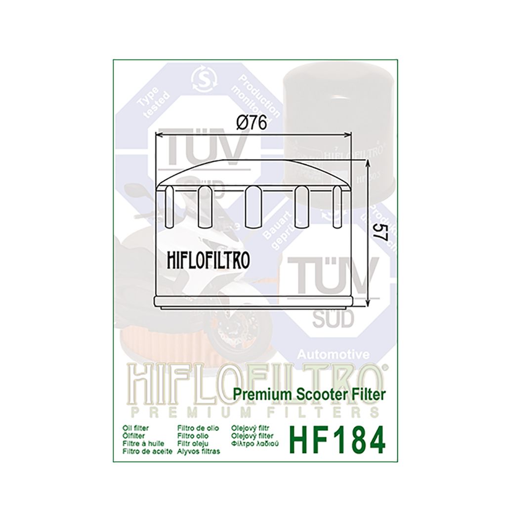 Hiflo Ölfilter Schwarz