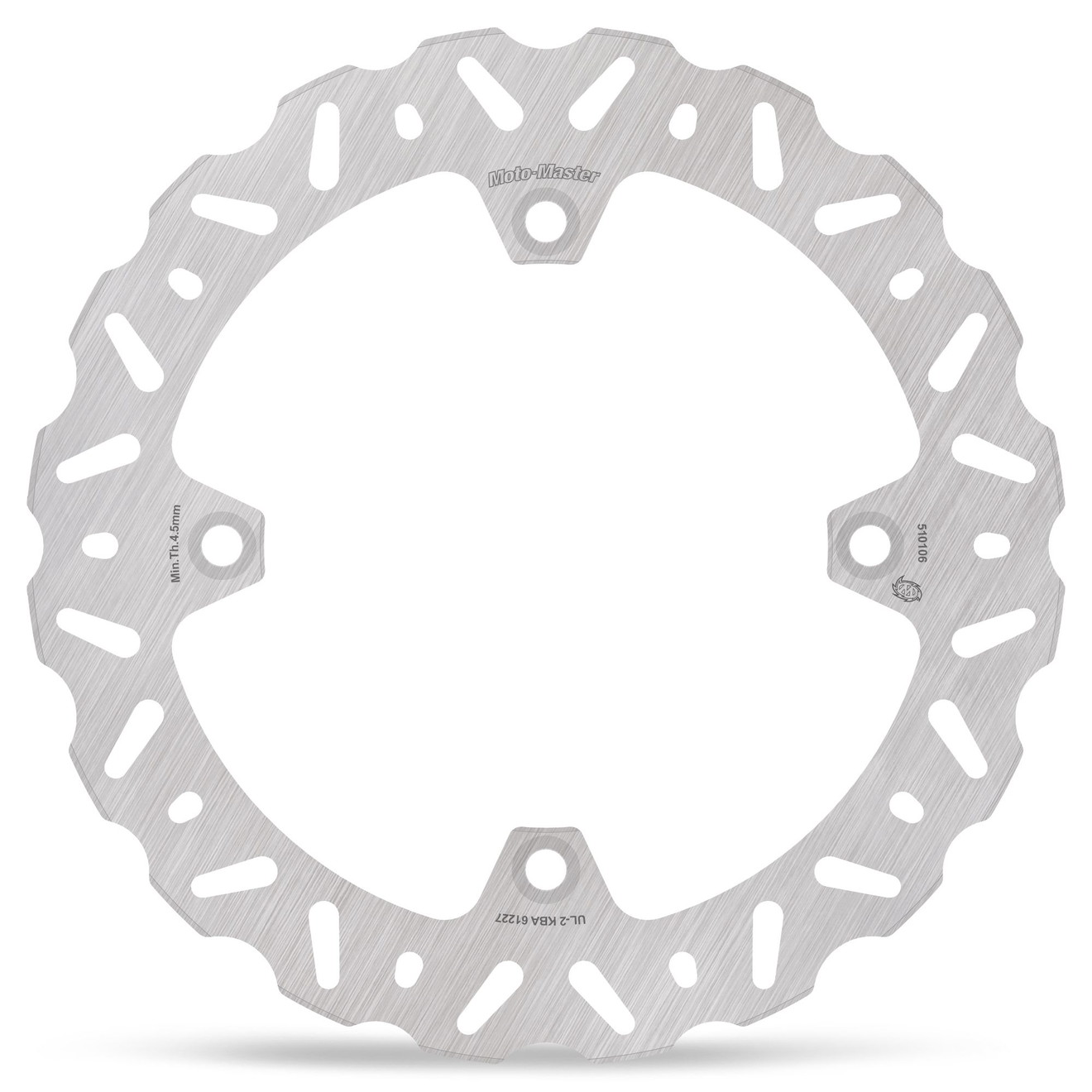 Moto-Master Bremsscheibe Nitro Road hinten starr mit ABE