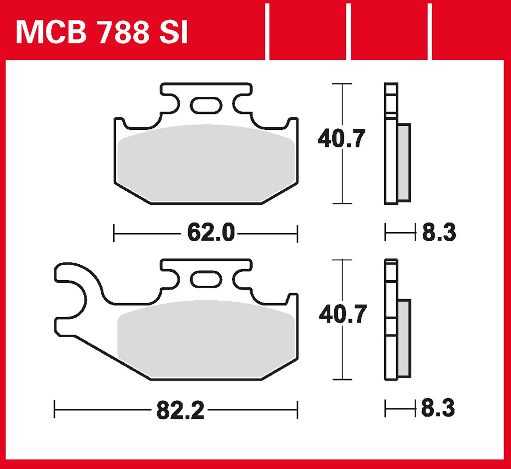 TRW Bremsbelag Sinter Offroad