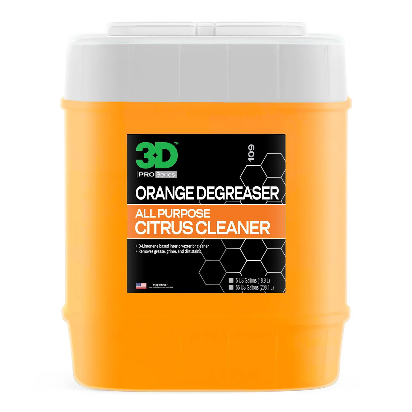 3D Orange Degreaser Citrus Cleaner All Purpose 3780 ml