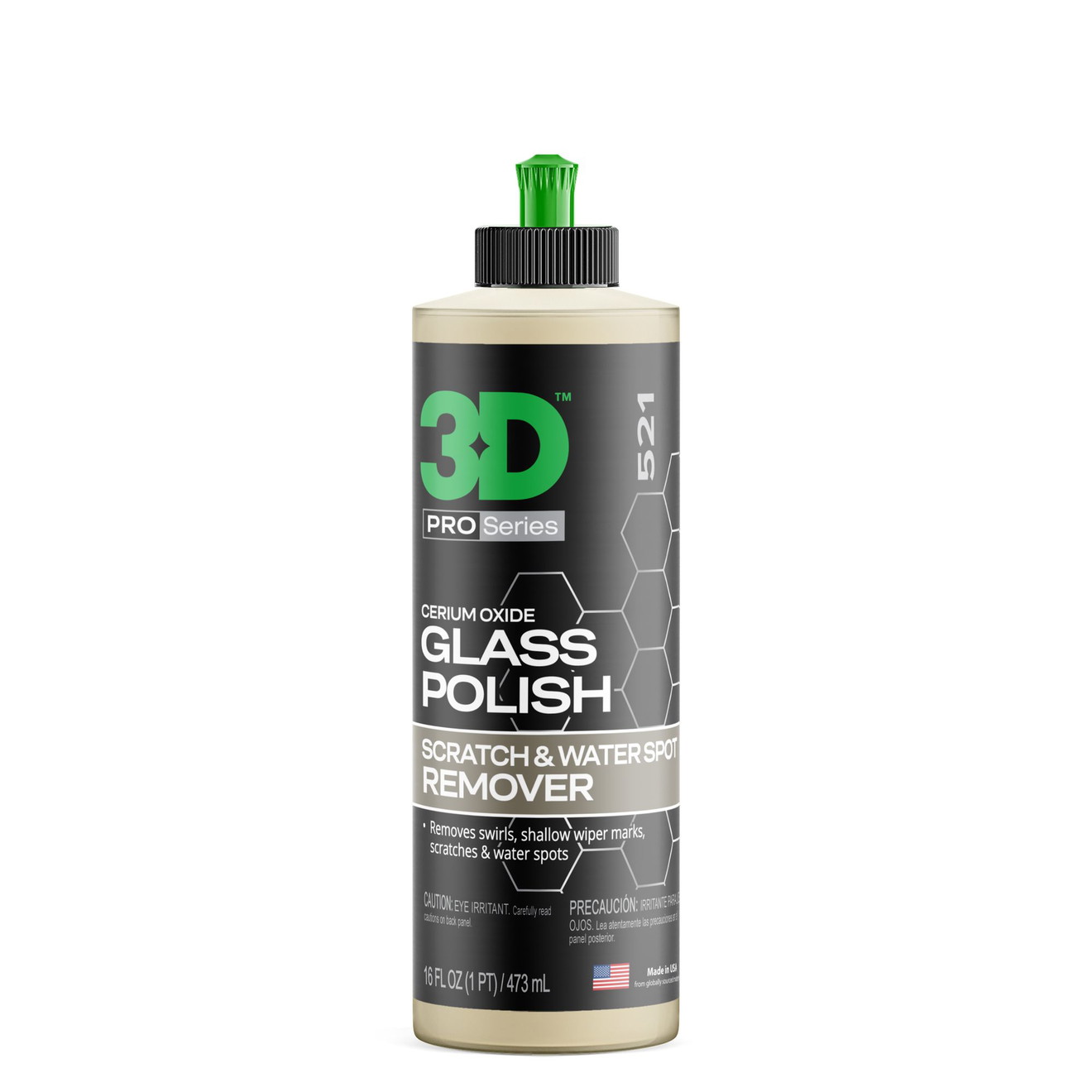 3D Glass Polish 521 Ceroxid Glaspolitur 473ml