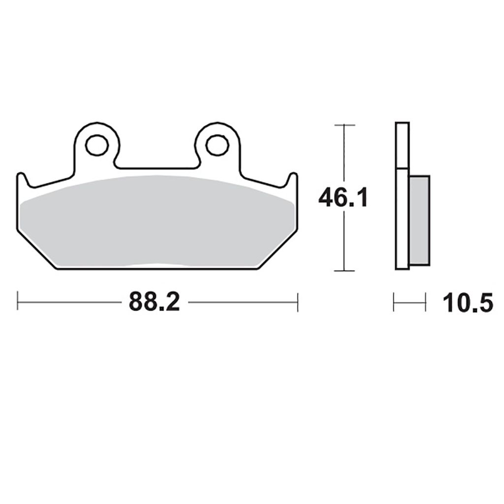 Moto-Master Bremsbelag RoadPRO Ceramic
