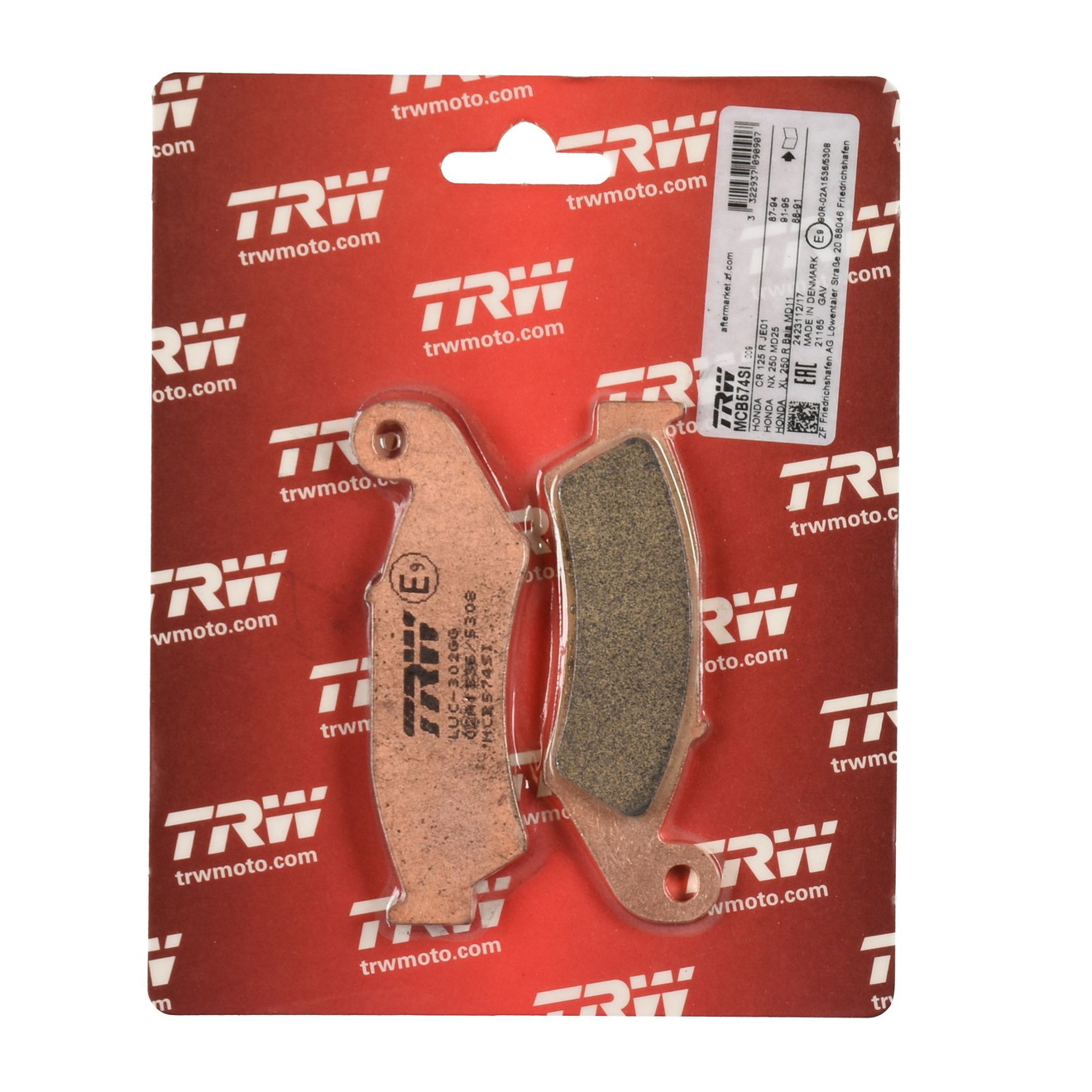 TRW Bremsbelag Sinter Offroad MCB574SI