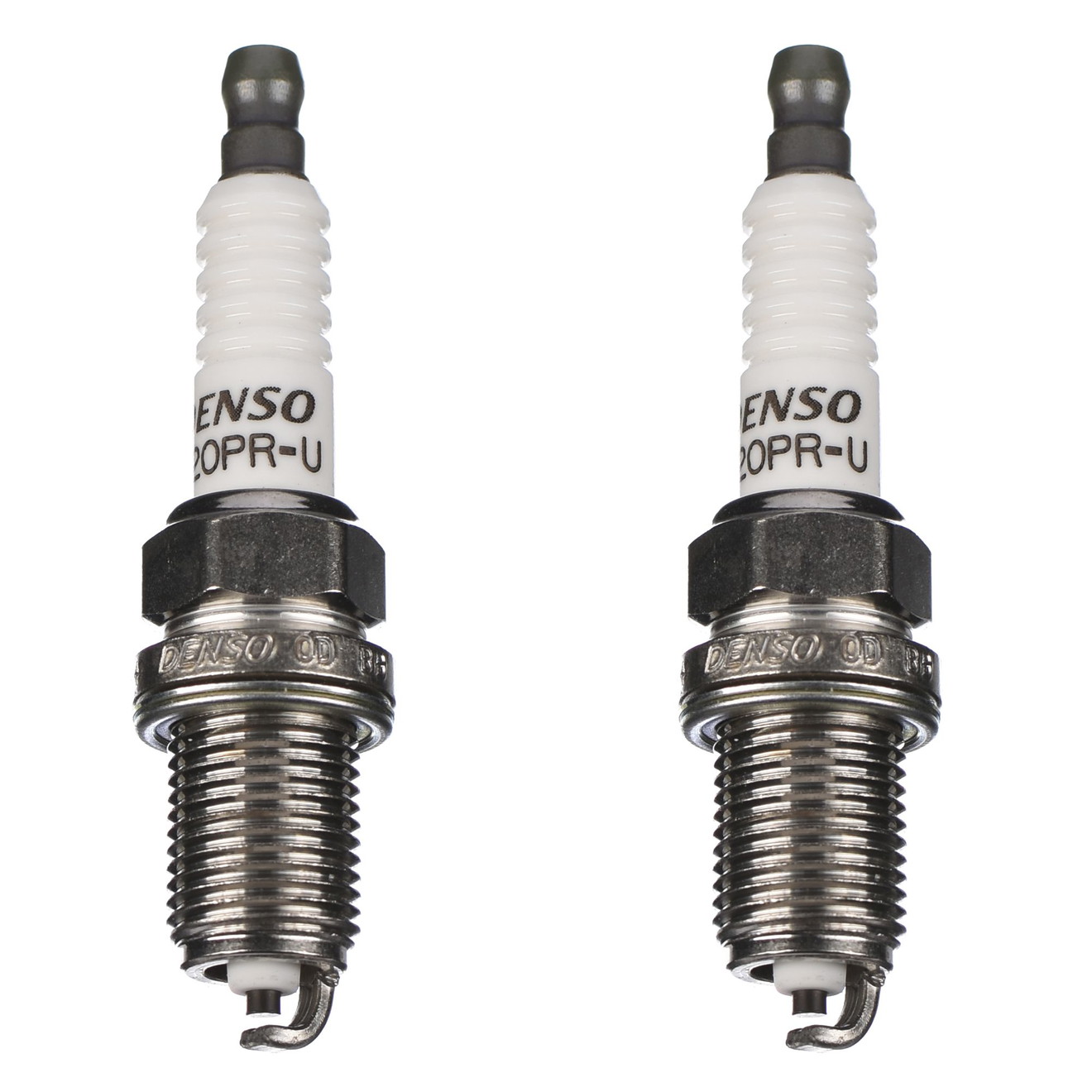 DENSO Zündkerze K20PR-U m. fester Mutter 2er Set