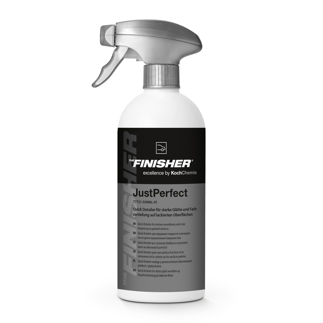 The Finisher JustPerfect Quick Detailer voor glans & bescherming 500ml