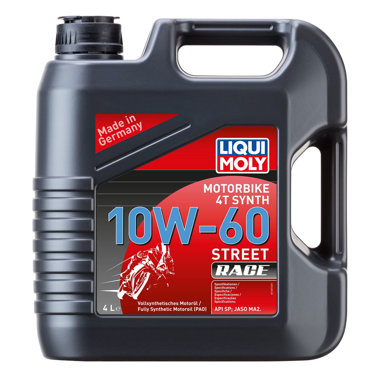 LIQUI MOLY Motoröl Motorbike 4T Synth 10W-60 Street Race 4l