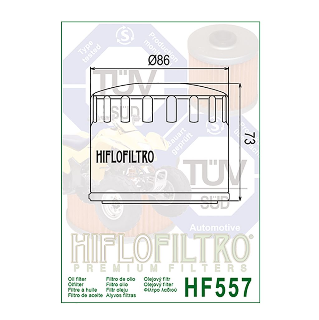 Hiflo Ölfilter Schwarz