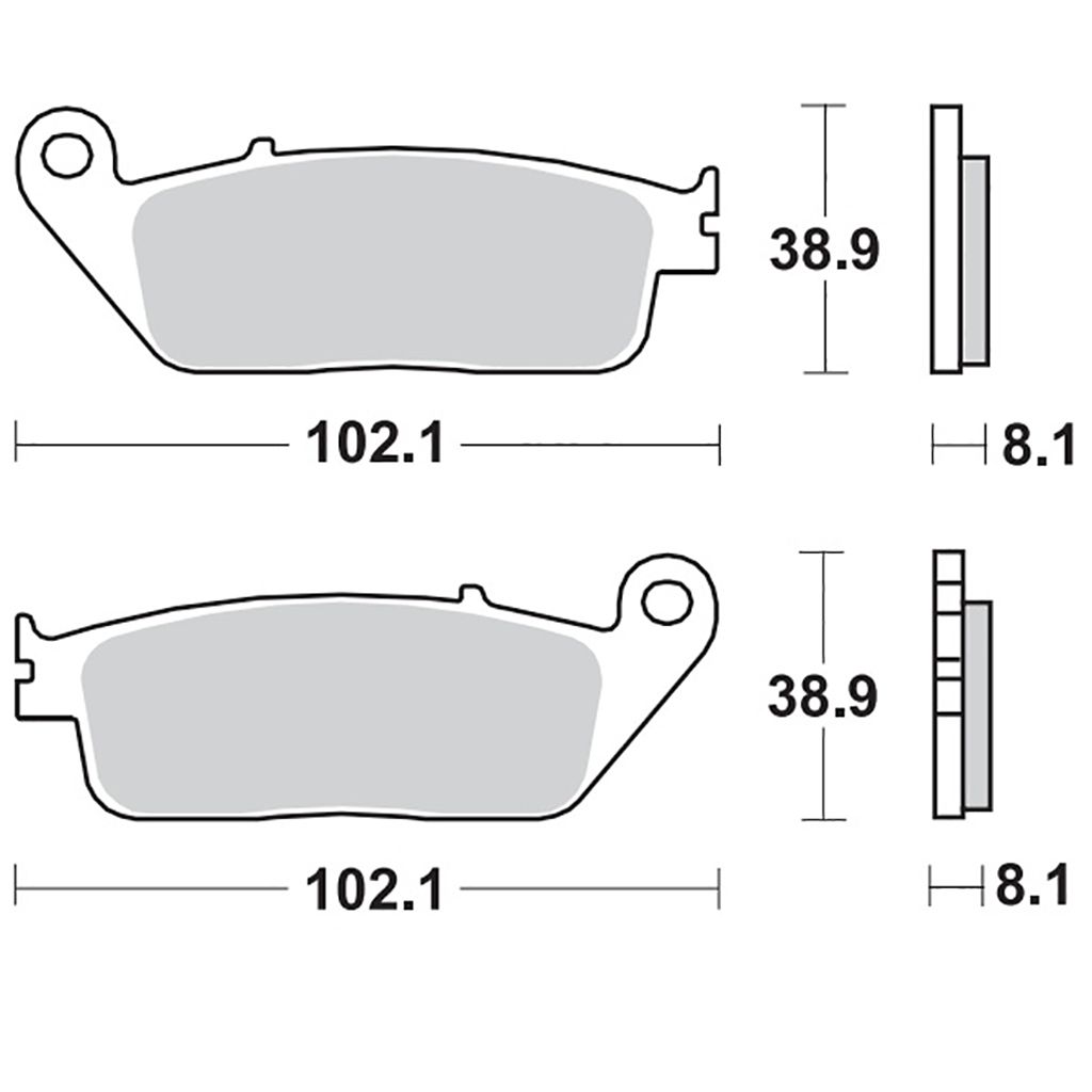 Moto-Master Bremsbelag RoadPRO Ceramic