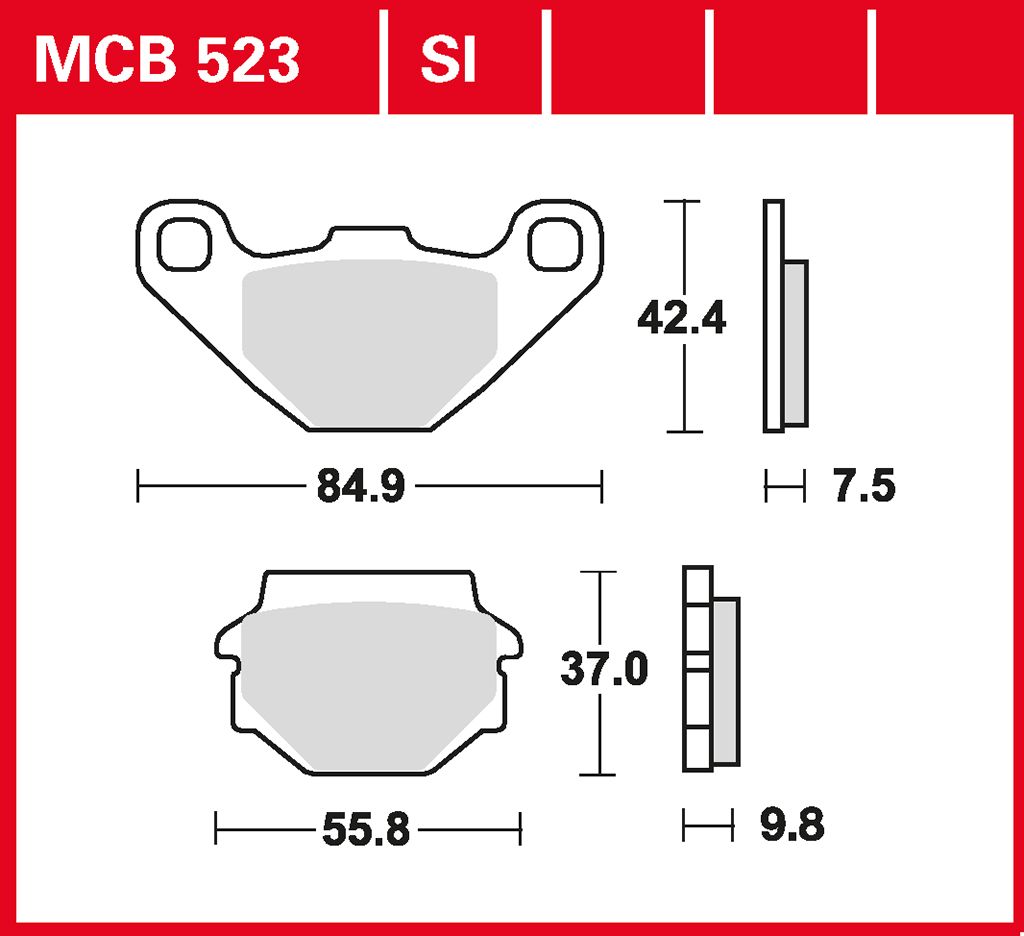 TRW Bremsbelag Sinter Offroad