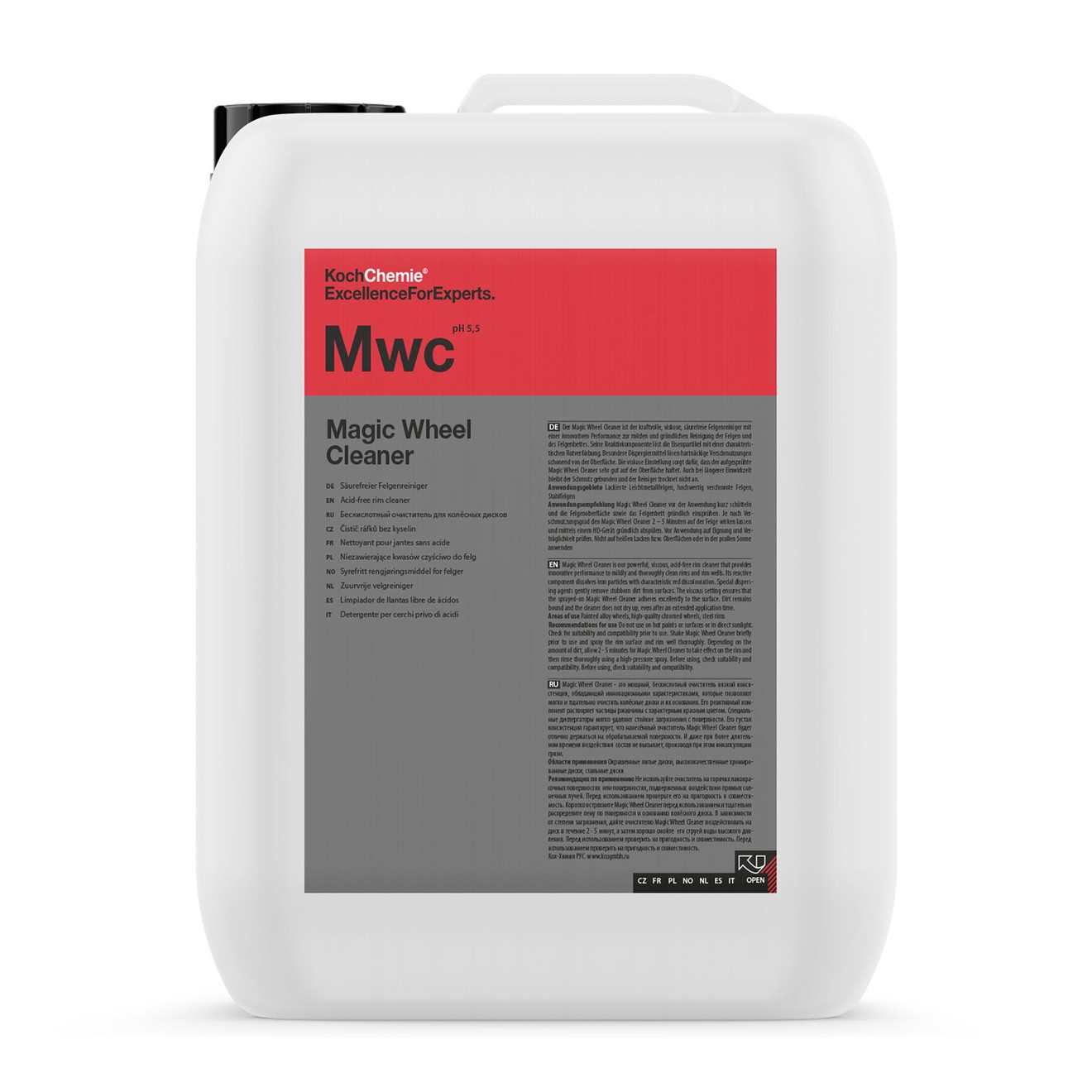 Koch Chemie Magic Wheel Cleaner Vleugelreiniger zuurvrij 10 liter