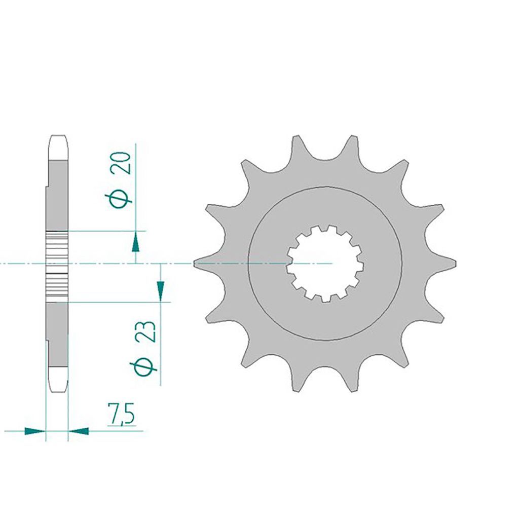 DID Kettensatz für Suzuki TU 250 X Volty 97-01 520 NZ